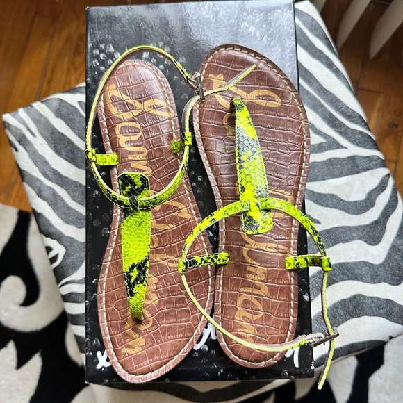 Sam Edelman Gigi sandals snakeskin - Picture 2 of 6